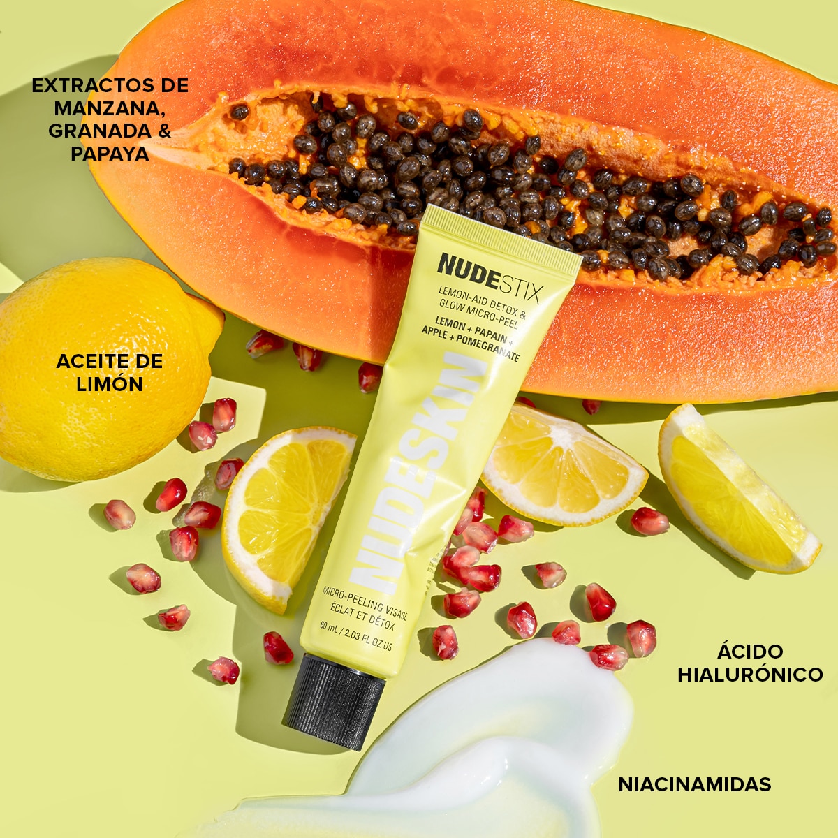 NUDESKIN LEMON-AID DETOX & GLOW MICRO-PEEL (EXFOLIANTE FACIAL)